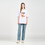 アクメドラビ(acme' de la vie) I LOVE TEDDY BEAR SHORT SLEEVE T-SHIRT WHITE
