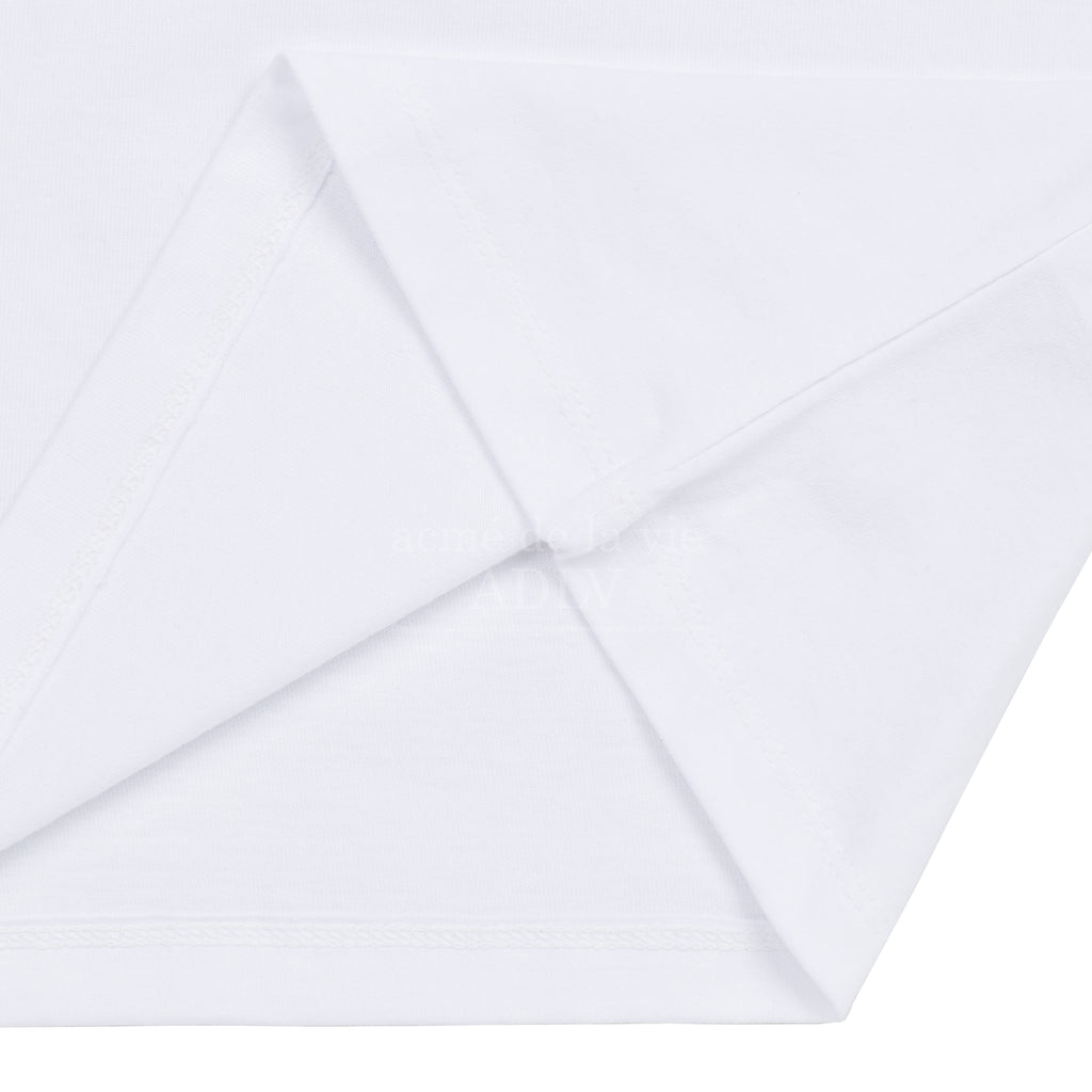 アクメドラビ(acme' de la vie) 3D CHROME LOGO SHORT SLEEVE T-SHIRT WHITE