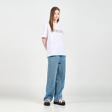 アクメドラビ(acme' de la vie) 3D CHROME LOGO SHORT SLEEVE T-SHIRT WHITE