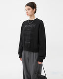 NCOVER(エンカバー)IN TO THE HEAVEN TEXT SWEATSHIRT-BLACK