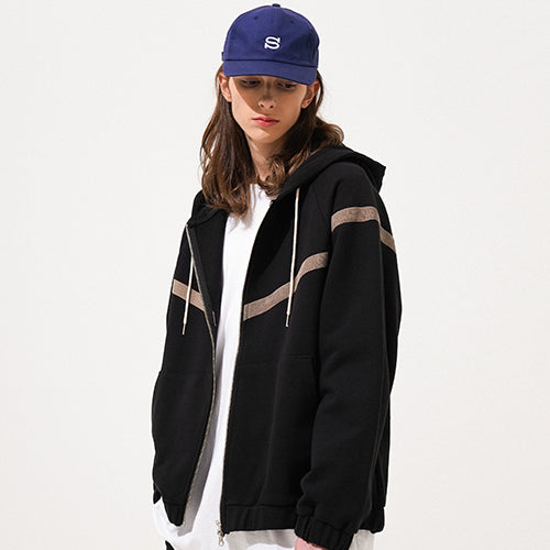 EZKATON (エズカートン) Classy hooded zip up 4 types LMHD6607