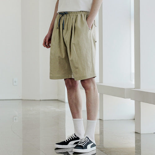 EZKATON (エズカートン) Miracle Short Pants Beige STSP6591