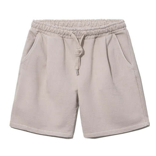 EZKATON (エズカートン) Fleet Pigment Washing Training Short Pants Light Beige YMSP6602