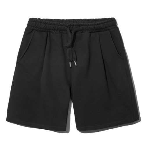 EZKATON (エズカートン) Fleet Pigment Washing Training Short Pants Black YMSP6602