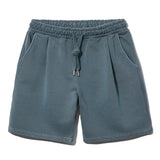 EZKATON (エズカートン) Fleet Pigment Washing Training Short Pants Blue Shee Green Deep YMSP6602