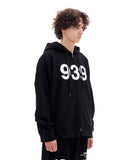 ARCHIVE BOLD (アーカイブボールド) 939 LOGO HOOD ZIP-UP (BLACK)