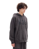 ARCHIVE BOLD (アーカイブボールド) 939 LOGO HOOD ZIP-UP (DARK GRAY)