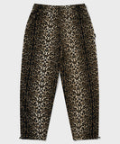 セイントペイン(SAINTPAIN)  SP LEOPARD FLEECE TRAINING PANTS-BEIGE