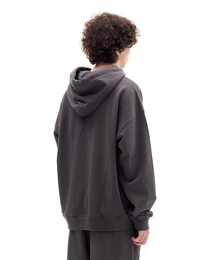 ARCHIVE BOLD (アーカイブボールド) 939 LOGO HOOD ZIP-UP (DARK GRAY)