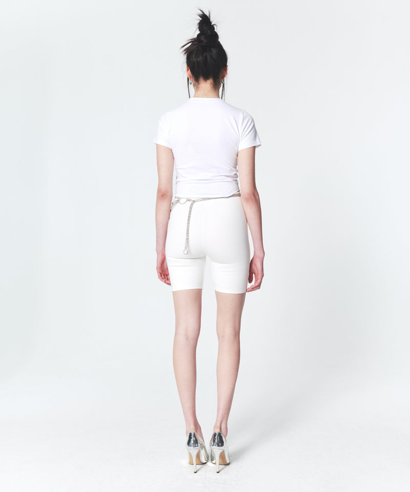 INPREP (インプレップ)Crystal Monogram T-shirt White