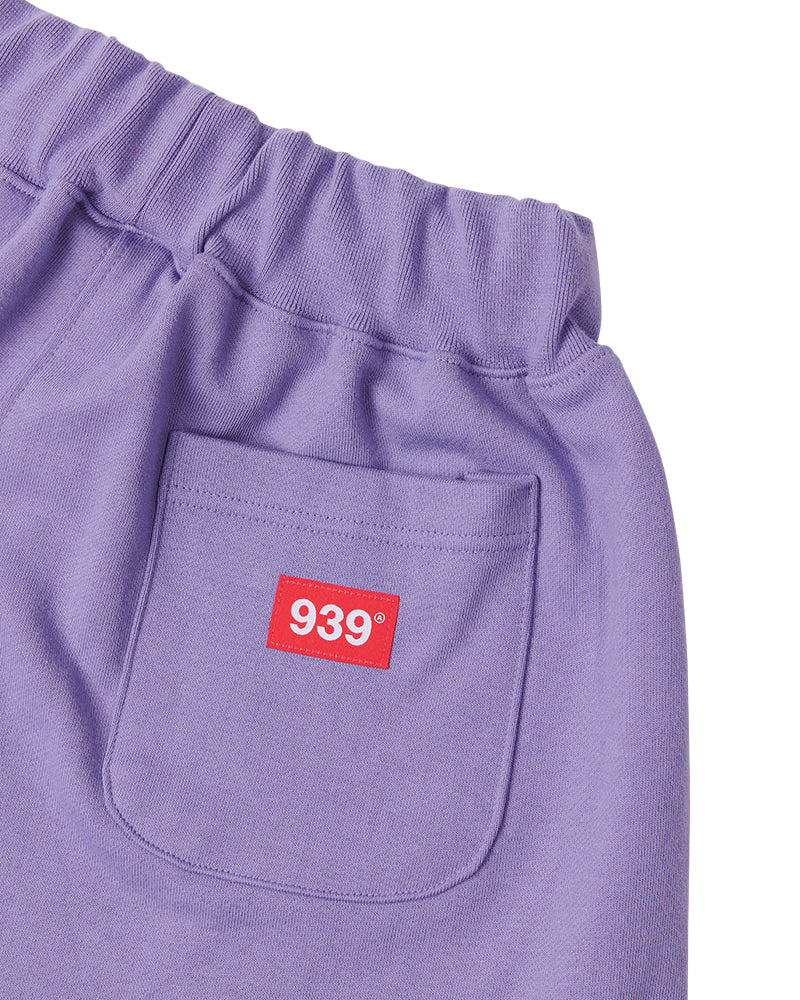 ARCHIVE BOLD (アーカイブボールド) 939 LOGO SWEAT SHORTS (LAVENDER)