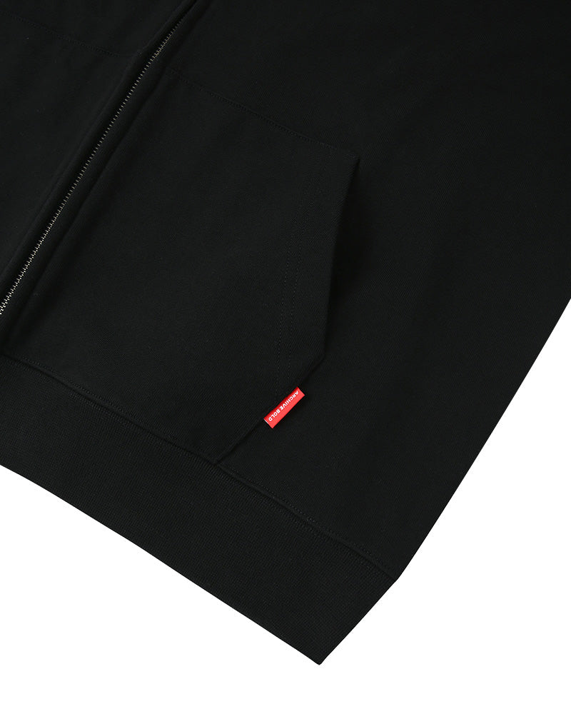 ARCHIVE BOLD (アーカイブボールド) 939 LOGO HOOD ZIP-UP (BLACK)