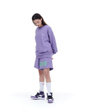 ARCHIVE BOLD (アーカイブボールド) 939 LOGO SWEAT SHORTS (LAVENDER)