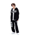 ARCHIVE BOLD (アーカイブボールド) 939 LOGO HOOD ZIP-UP (BLACK)