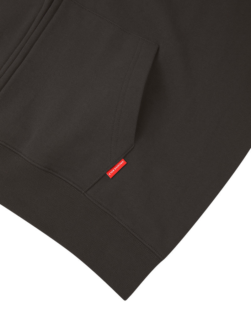ARCHIVE BOLD (アーカイブボールド) 939 LOGO HOOD ZIP-UP (DARK GRAY)