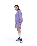 ARCHIVE BOLD (アーカイブボールド) 939 LOGO SWEAT SHORTS (LAVENDER)