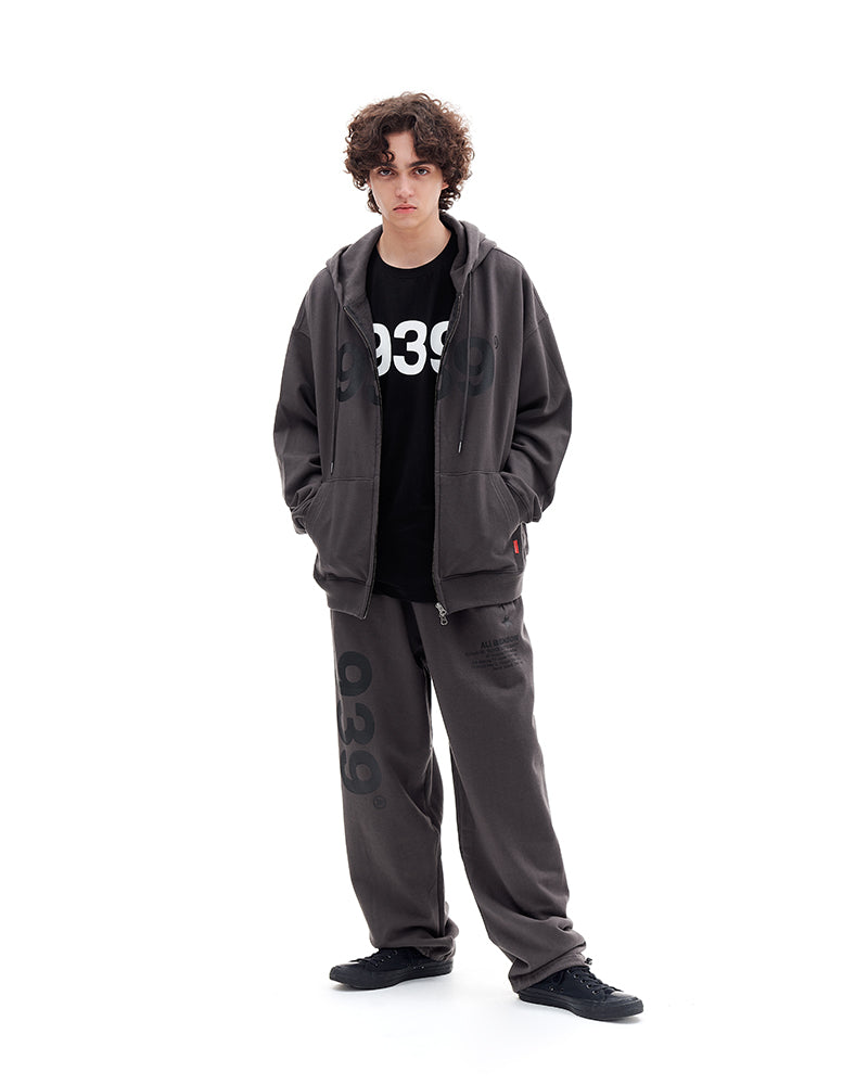 ARCHIVE BOLD (アーカイブボールド) 939 LOGO HOOD ZIP-UP (DARK GRAY)
