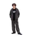 ARCHIVE BOLD (アーカイブボールド) 939 LOGO HOOD ZIP-UP (DARK GRAY)