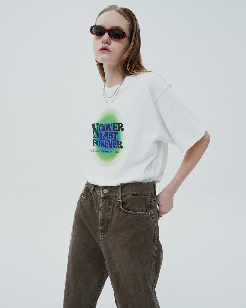 NCOVER(エンカバー)LAST FOREVER GRADATION TSHIRT-GREEN