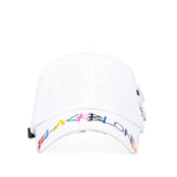 ブラックブロンド(BLACKBLOND) BBD Slogan Patch Rainbow Graffiti Logo Cap (White)