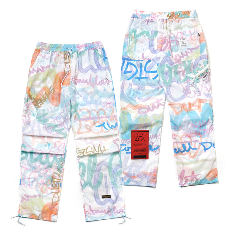 STIGMA(スティグマ) 22 PAINTING FIELD PANTS WHITE MULTI