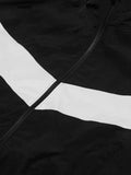 ディープリーク(DPRIQUE) CONTRAST TRACK JACKET BLACK/WHITE