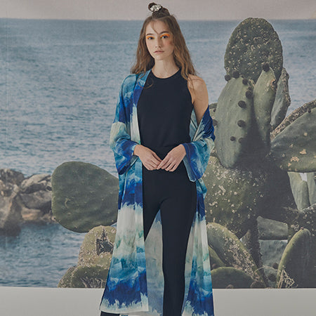 BBYB(ビービーワイビー) Blue Wave Robe