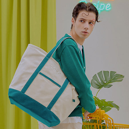 BBYB(ビービーワイビー) Tropical Market Bag (Extra-large) Green