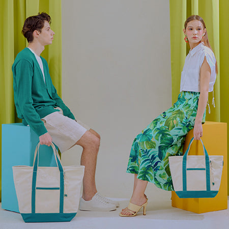 BBYB(ビービーワイビー) Tropical Market Bag (Extra-large) Green