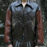 ASSEMBLE STATION (アセンブルステーション)  LEATHER FLANK JACKET