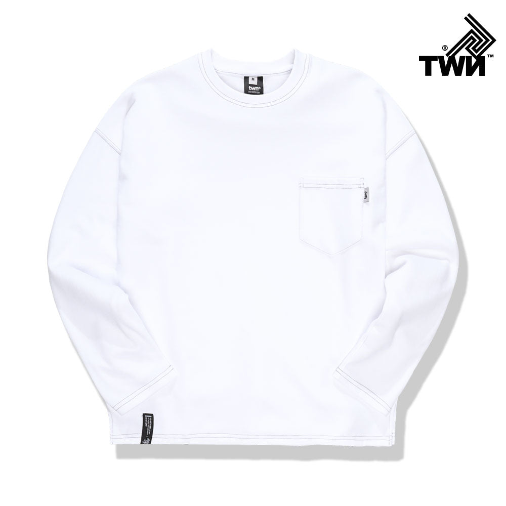ティーダブリューエヌ(TWN) POCKET LINE LONG SLEEVE (7color) STLT3211