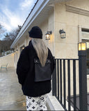 DAYDAF (デイダフ) DAYDAF COBRA BUCKLE FLEECE JACKET - BLACK