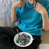 Nff(エヌエフエフ) 	 antique gemstone 2way necklace