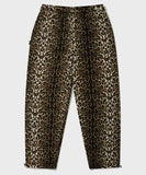 セイントペイン(SAINTPAIN)  SP LEOPARD FLEECE TRAINING PANTS-BEIGE