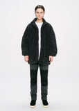 ディープリーク(DPRIQUE) OVERSIZED SHEARLING JACKET - GREY