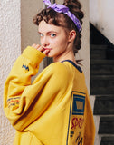 ダブルユーブイプロジェクト(WV PROJECT)SCRIBBLE SWEATSHIRT YRMT7205 (YELLOW)