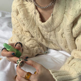 Nff(エヌエフエフ) 	 antique gemstone 2way necklace