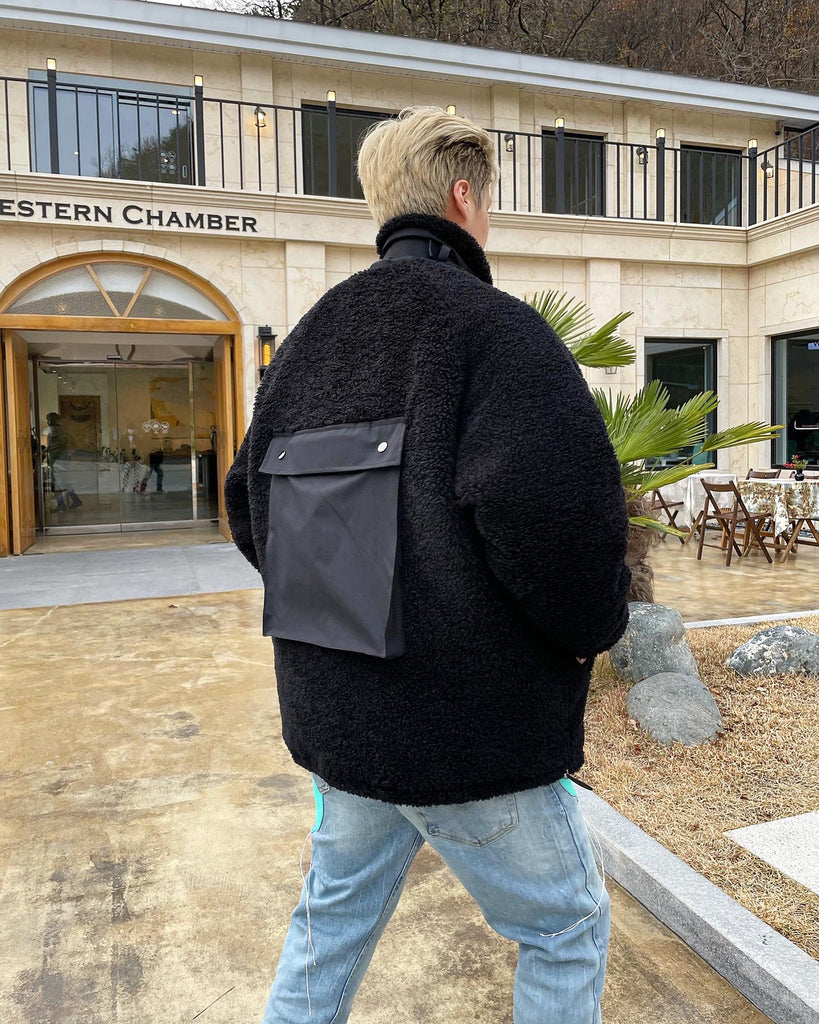 DAYDAF (デイダフ) DAYDAF COBRA BUCKLE FLEECE JACKET - BLACK