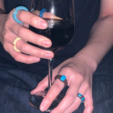 Nff(エヌエフエフ) 	 both sides blue spot