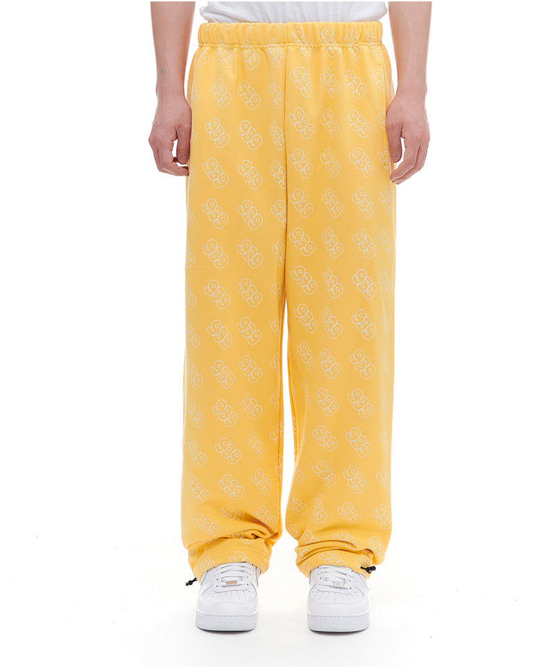 ARCHIVE BOLD (アーカイブボールド) 939 TYPE B PATTERN SWEAT PANTS (MUSTARD)