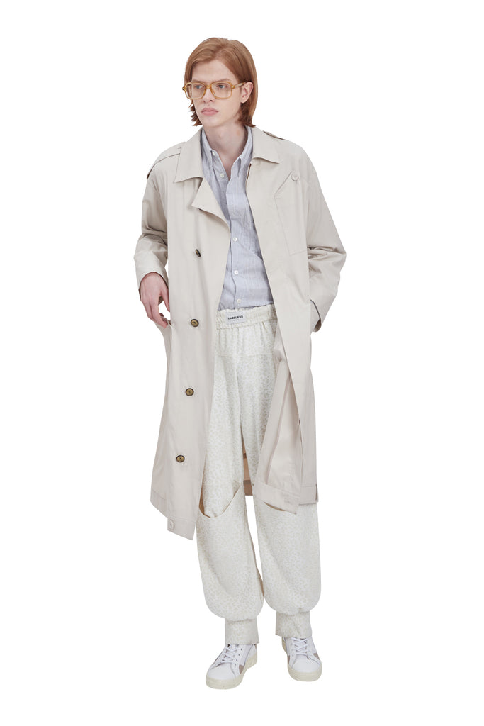 レイブレス(LABELESS) IVORY UPSIDE DOWN LONG COAT