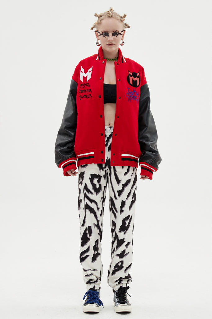 MMIC(エムエムアイシー) LUCKYSTRIKER VARSITY JACKET