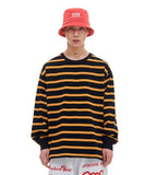 ARCHIVE BOLD (アーカイブボールド) STRIPE LONG SLEEVE (BLACK)