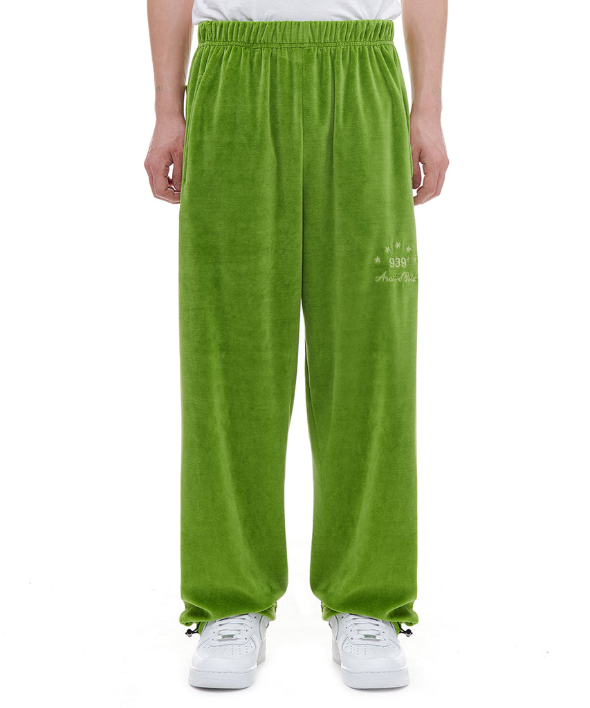 ARCHIVE BOLD (アーカイブボールド) VELOUR SWEAT PANTS (GREEN)