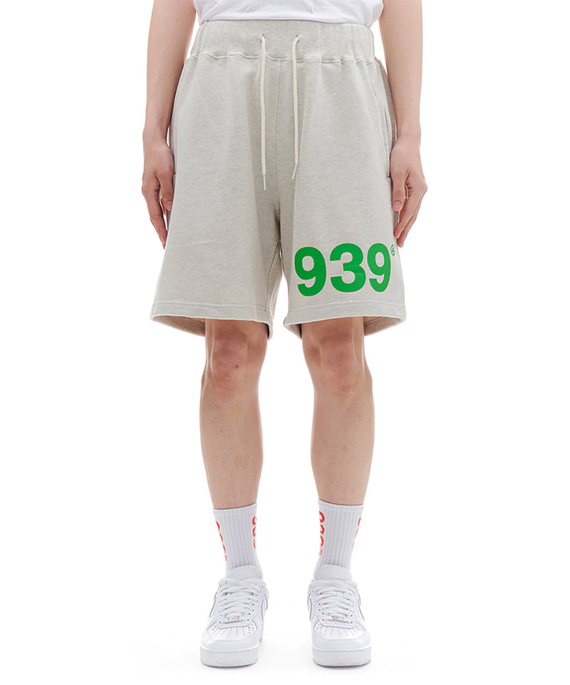 ARCHIVE BOLD (アーカイブボールド) 939 LOGO SWEAT SHORTS (OATMEAL)