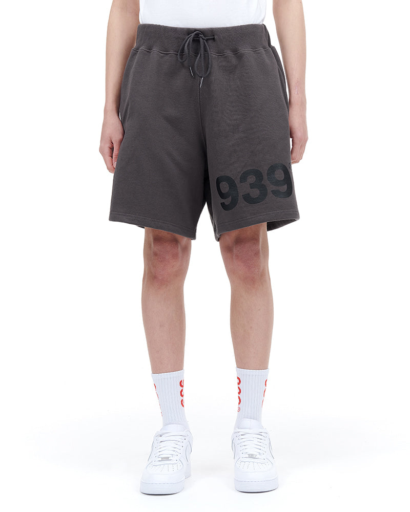 ARCHIVE BOLD (アーカイブボールド) 939 LOGO SWEAT SHORTS (DARK GRAY)
