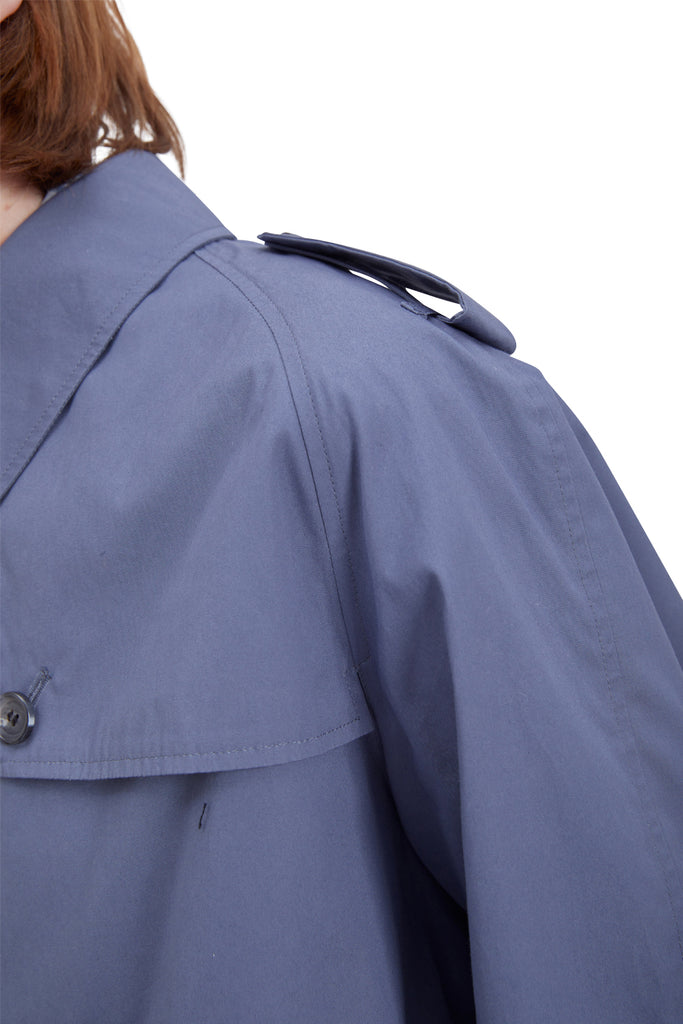 レイブレス(LABELESS) LIGHT BLUE PUREZA TRENCH JACKET