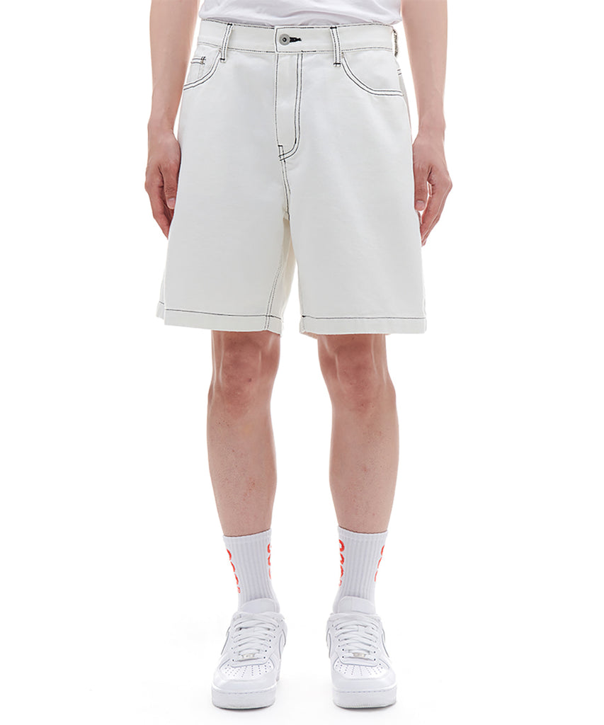 ARCHIVE BOLD (アーカイブボールド) CARPENTER DENIM SHORTS (IVORY)