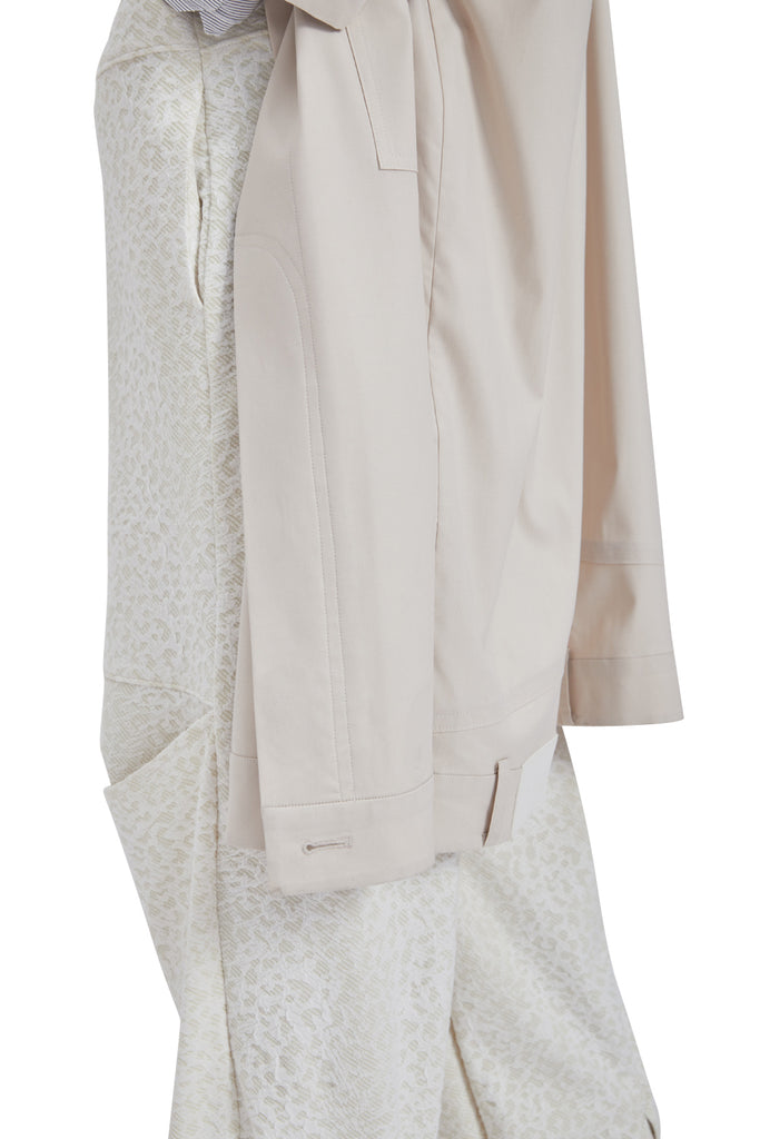 レイブレス(LABELESS) IVORY UPSIDE DOWN LONG COAT