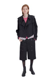 レイブレス(LABELESS)  BLACK PUREZA TRENCH JACKET